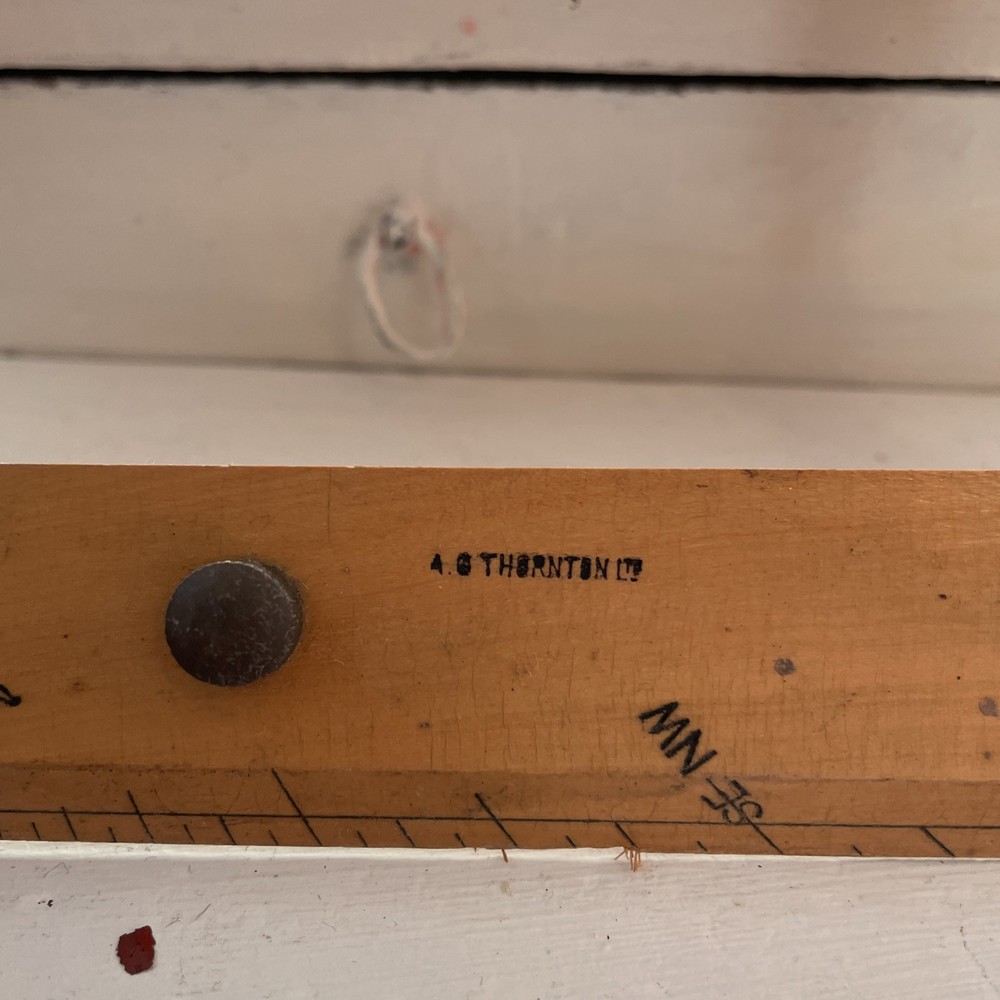 Vintage Capt Fields Improved Parallel Nautical Ruler