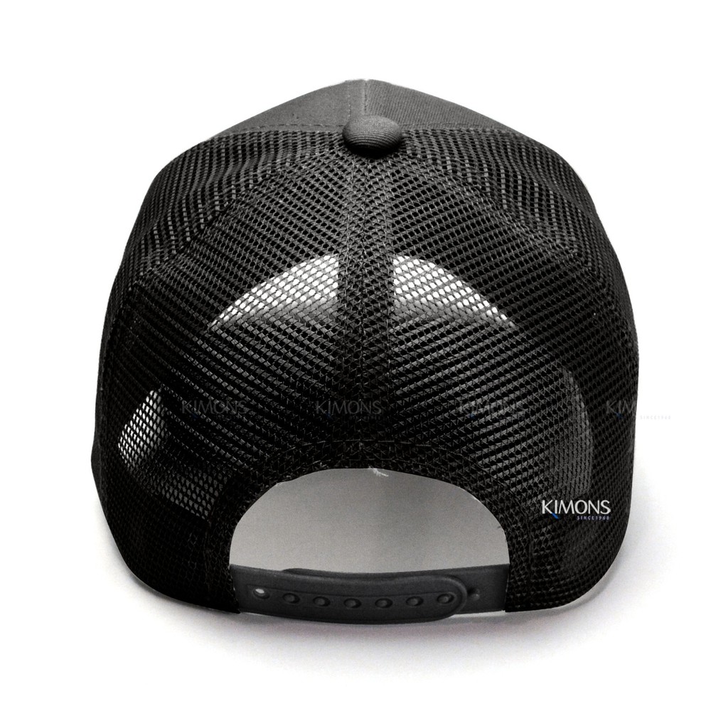 Premium Mesh Trucker Hat Solid Plain Snapback Baseball Cap Blank Cotton Army