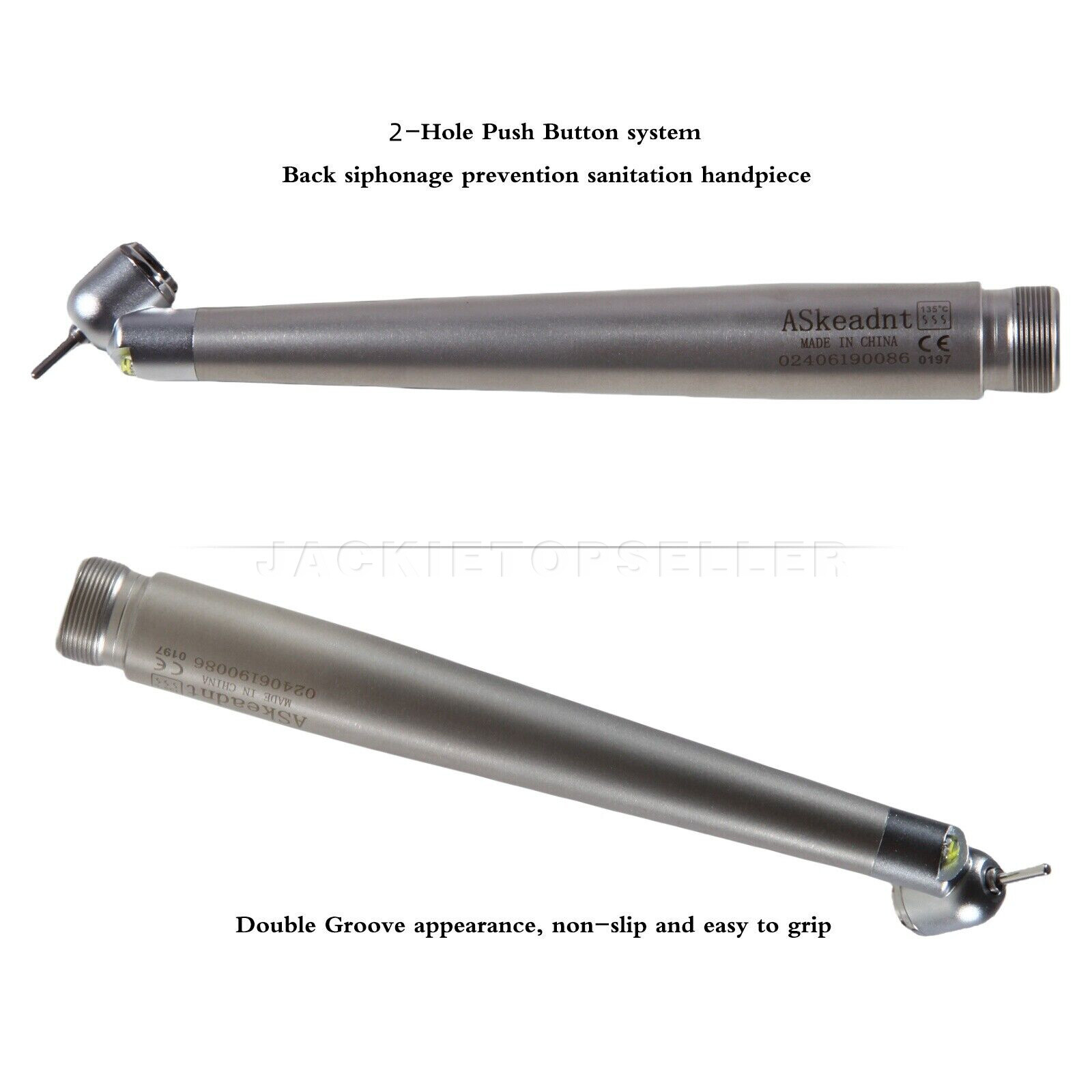 45° Surgical NSK PANA MAX Style Dental Pieza de mano alta velocidad 2Hole Borden