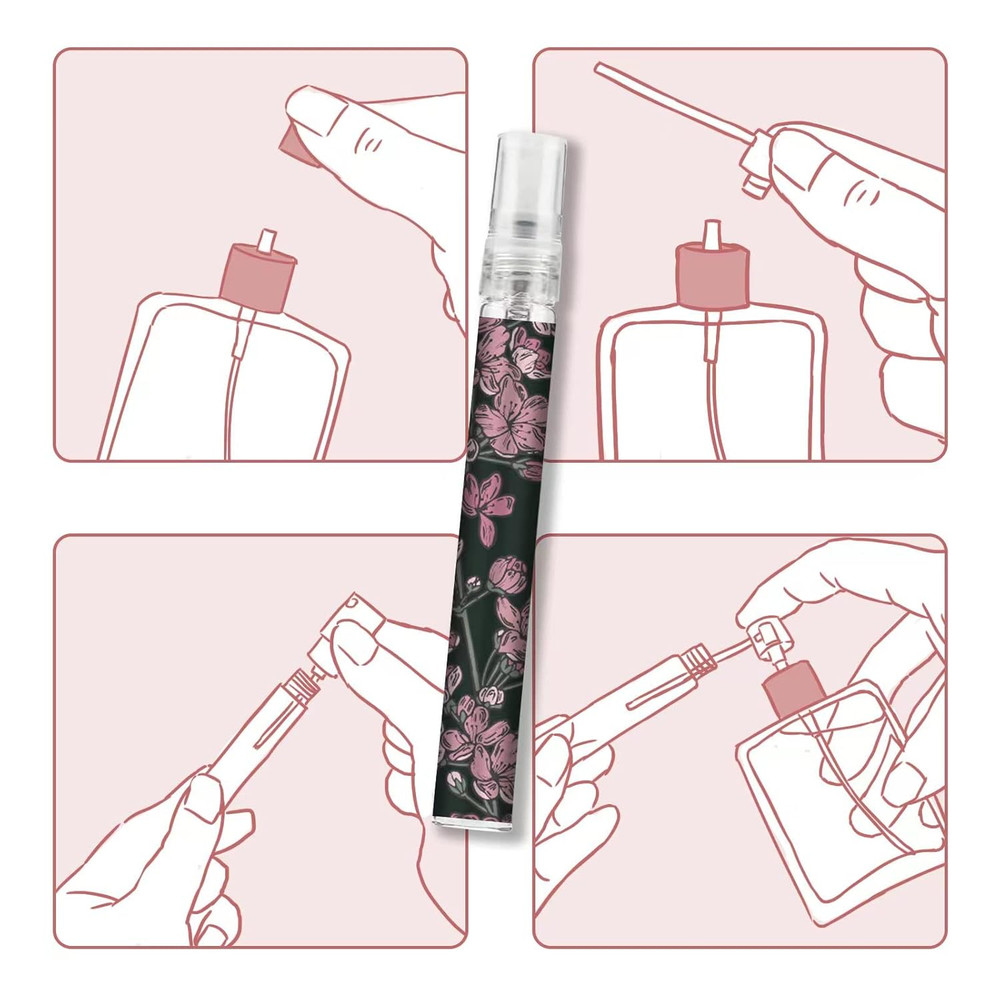 6 Pcs Portable Travel Refillable Perfume Atomizer Bottle,10Ml Perfume Atomiser