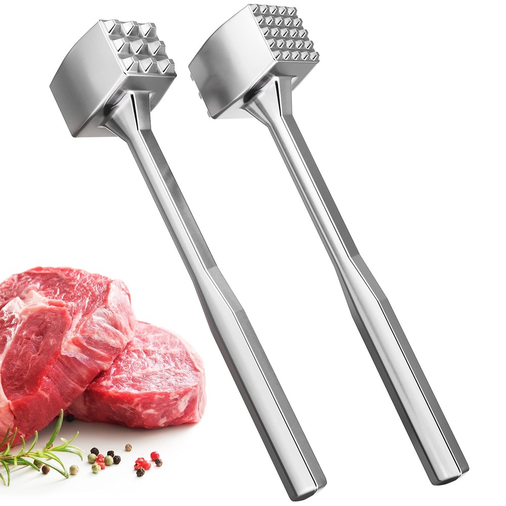 Meat Tenderizer 1 pcs Aluminium Mallet Dual-Sided - Tool