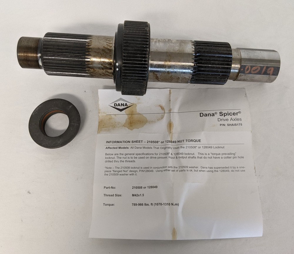 Spicer Input Shaft & Bushing Kit - P/N 504181