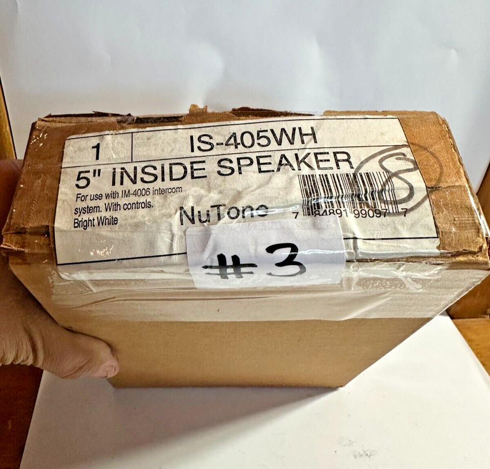 NuTone IS-405WH 5" Inside Speaker for IM-4006 Intercom System White #3