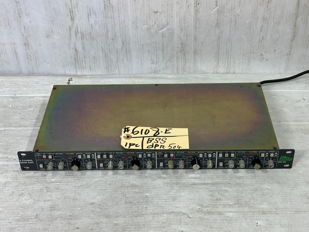 BSS DPR 504 4 channel Noise Gate #6108-E (One)THS