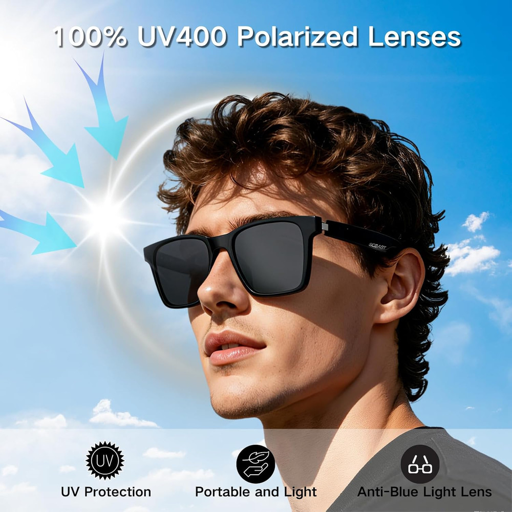 AI Bluetooth Translation Glasses Wireless Smart Glasses, Real-Time Interpretatio