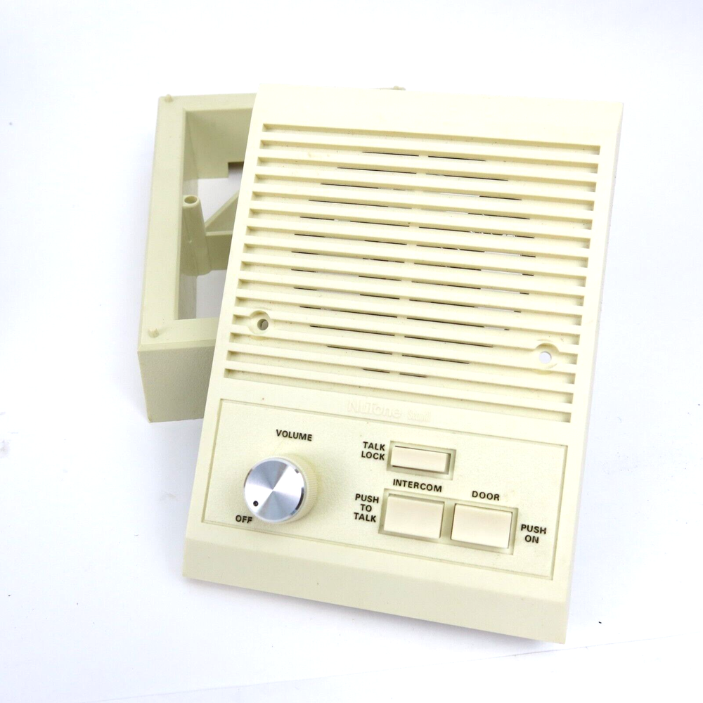 NuTone ISB-53W Outside Intercom Speaker with Controls (no back cover screws)