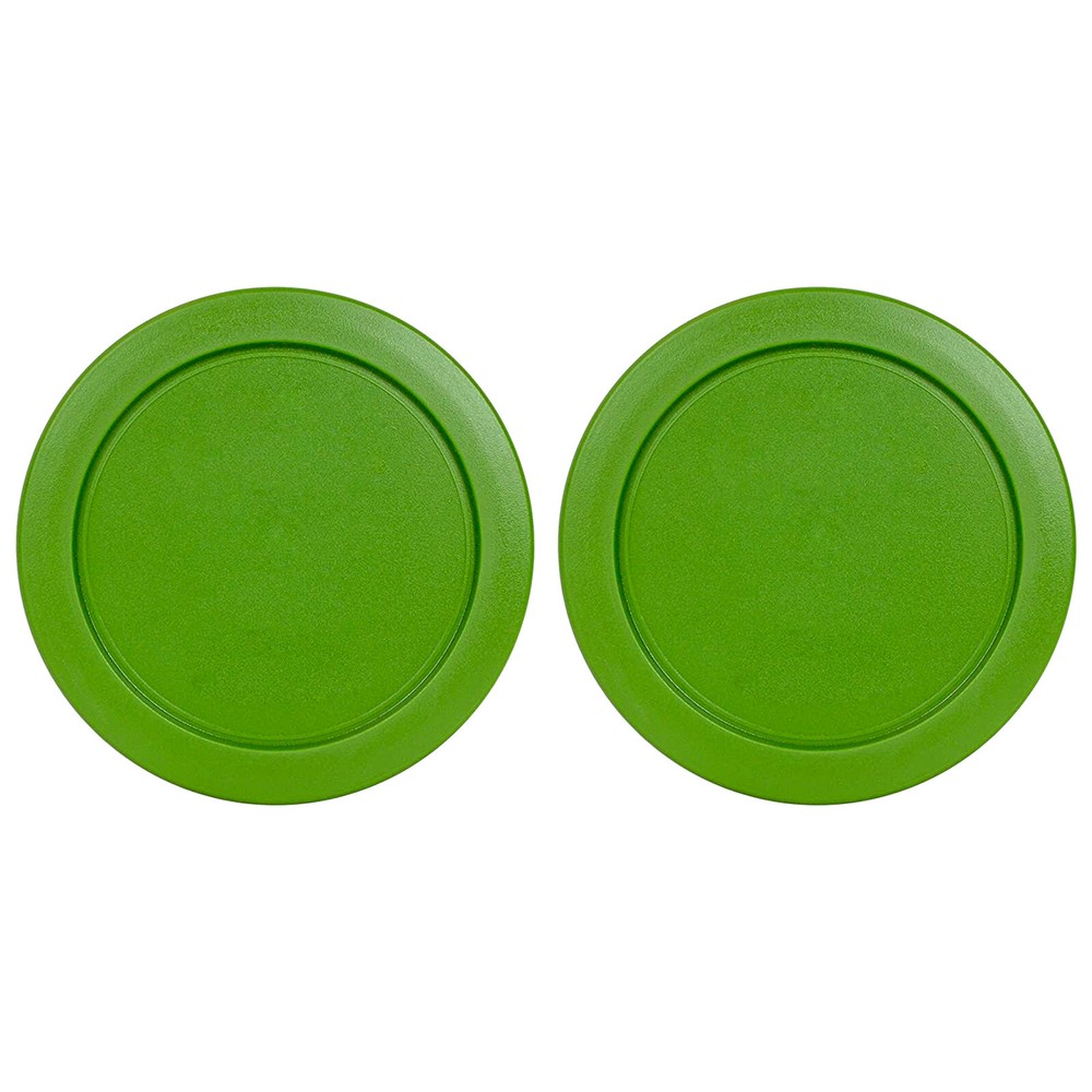 2 Replacement Lids Covers for Pyrex 2-Cup Containers, 5-Inch  7200-PC GREEN