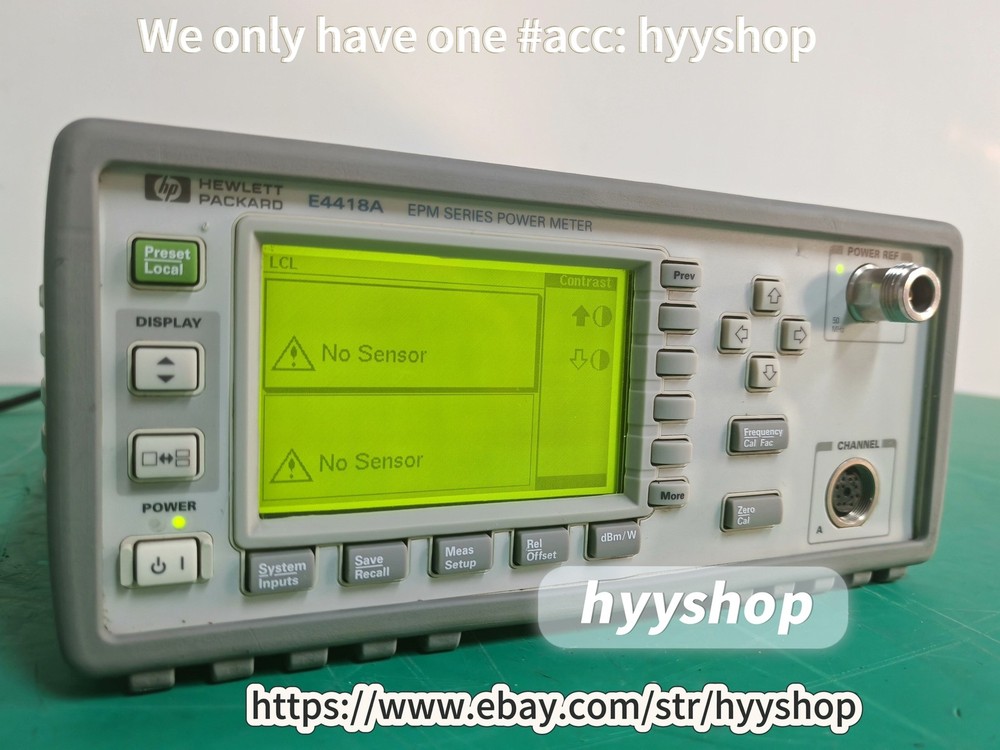 1PCS HP E4418A power meter /hyy
