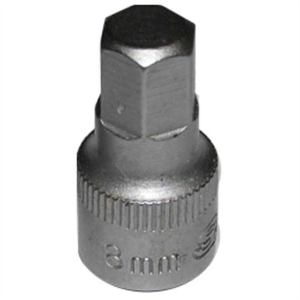 VIM Tools 8 mm Hex One Piece Drive Bit, 1/4 Inch Square Drive
