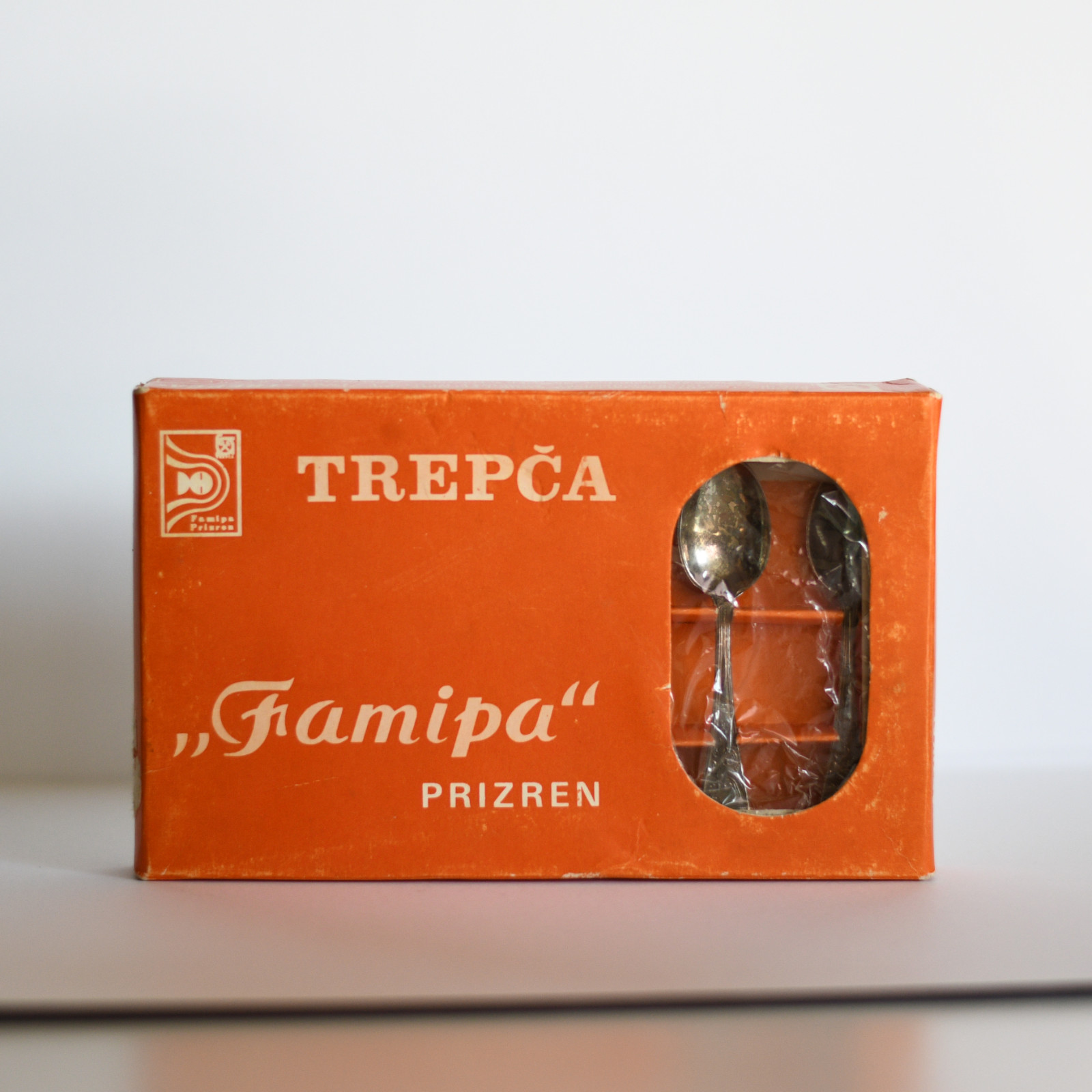 Vintage Famipa “Trepča” Teaspoons Set – Prizren – Original Box
