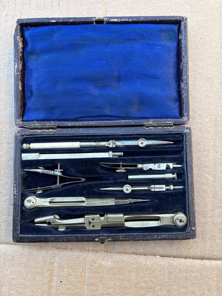 vintage technical drawing instruments