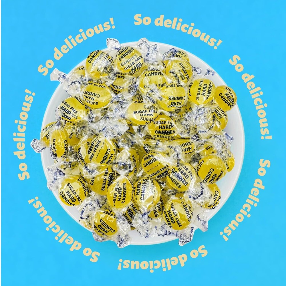 Sugar-Free Lemon Hard Candy, 1-Pound Pack