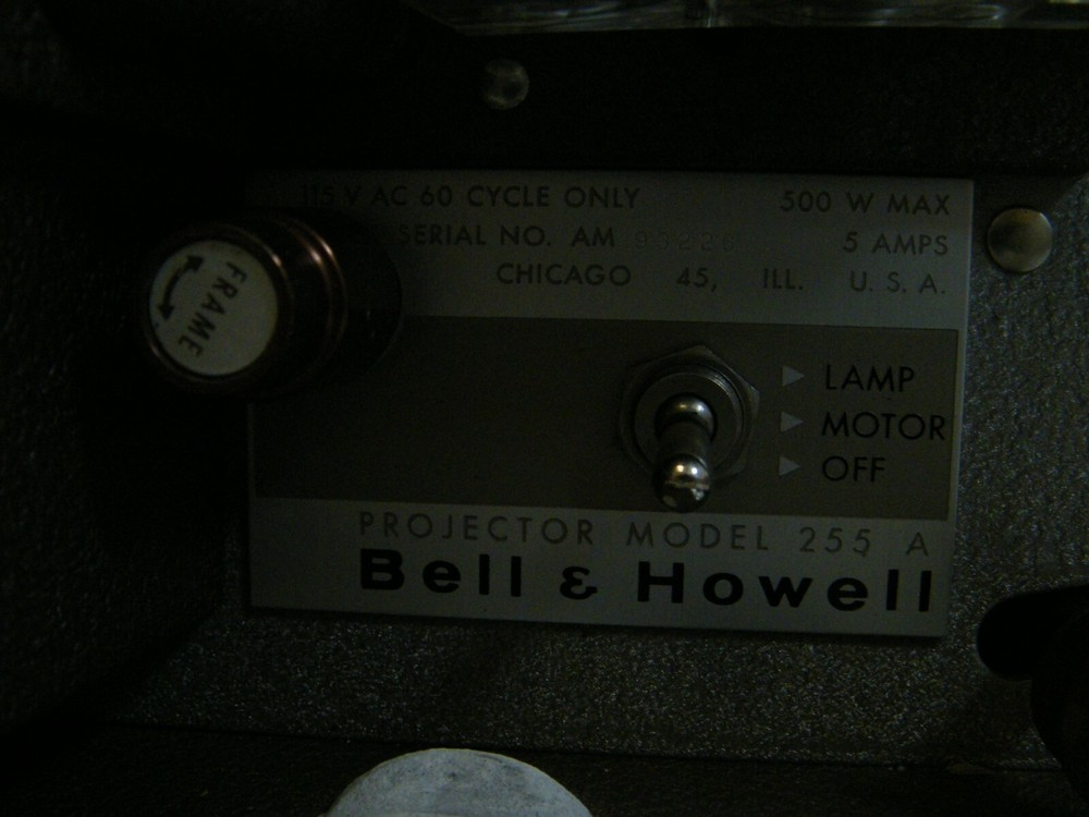 BELL & HOWELL MODEL 255A AUTOLOAD PROJECTOR