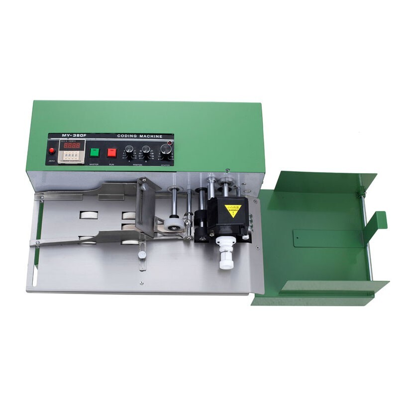 110V Solid-ink Coding Machine Auto Dry Ink Coding Machine Print Date Lable 60hz