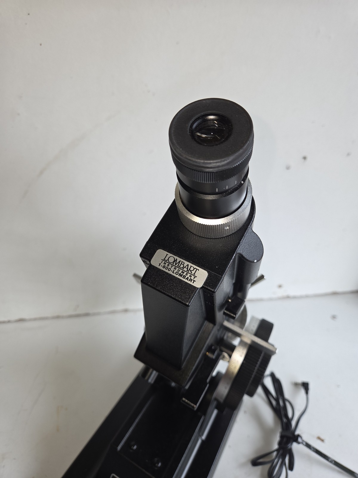 Lombart Marco LM-101 Manual Lensmeter Lensometer w/ Power Supply – Tested & Work