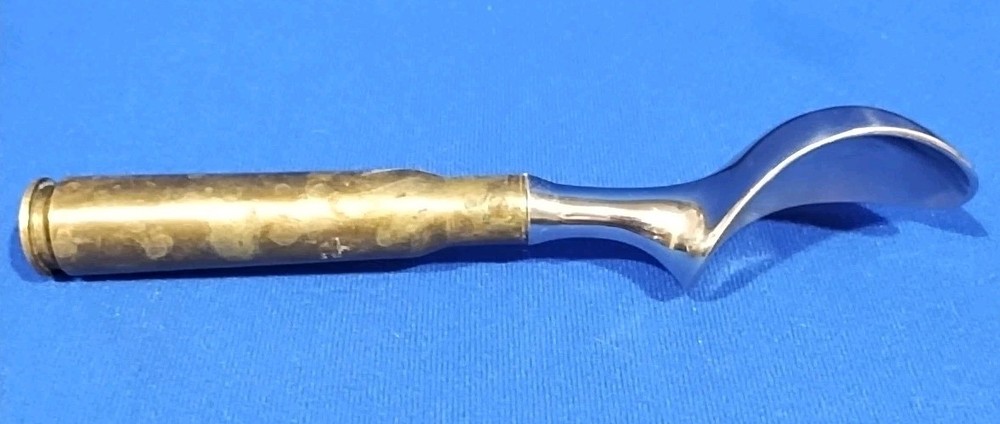 Ice Cream Scoop .50 Cal Empty Shell Casing Kitchen Art
