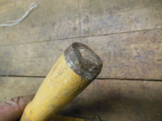 vintage AETCO USA bevel edge socket chisel 2" wide old carpenter tool