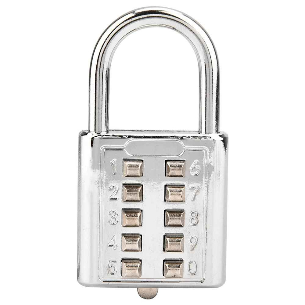 10 Digit Combination Padlock Push Button Password Lock