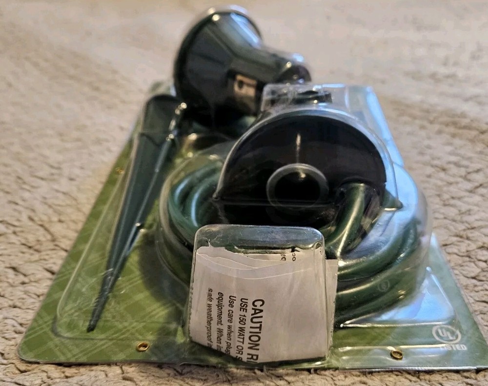 Holiday Time Floodlight Holder Green