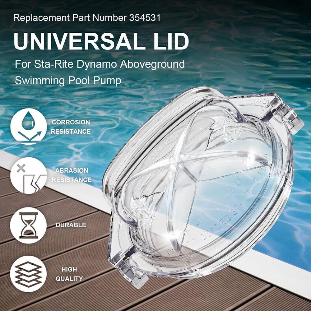 354531 Universal Lid Replacement For Sta-Rite Dynamo Aboveground Pool Pumps