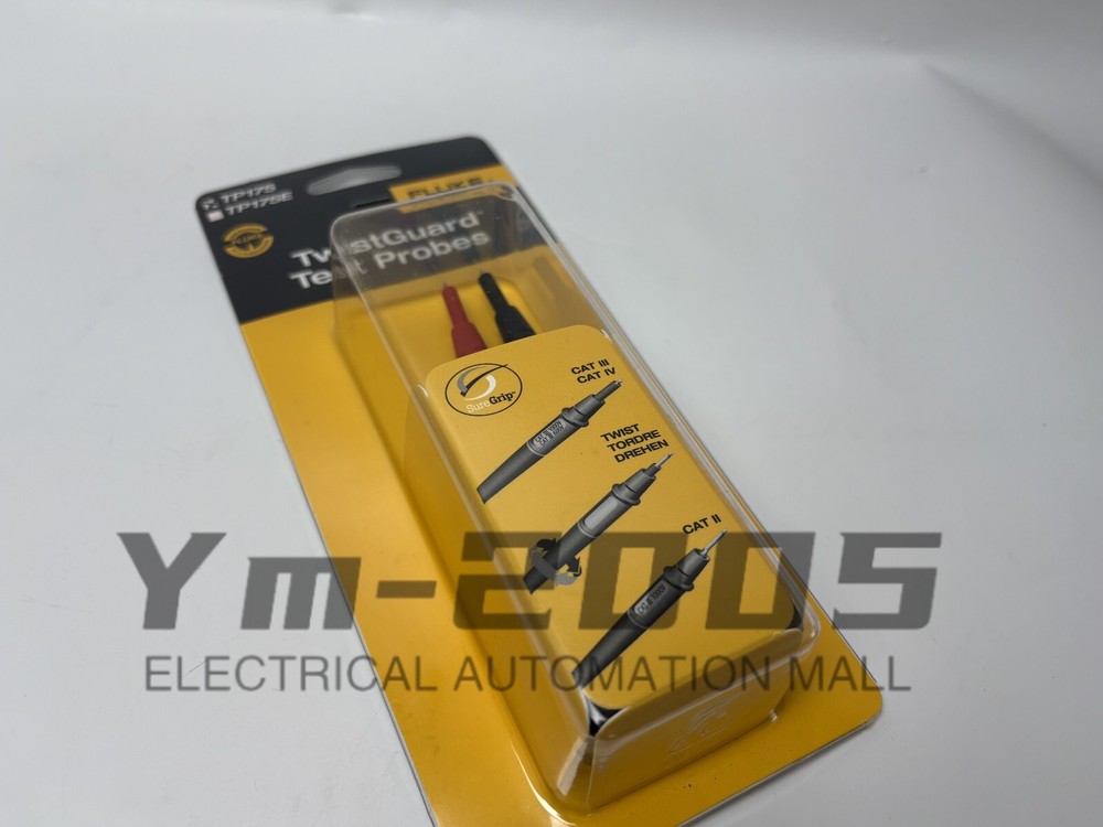 Fluke TP175 TwistGuard Test Probe, 1000V Voltage, 10A Current, 2mm Tip Diameter