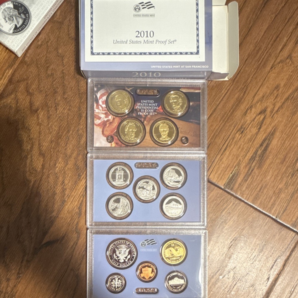 US Mint Proof & Uncirculated Coin Sets Commemorative Silver Dollars 2008-2012