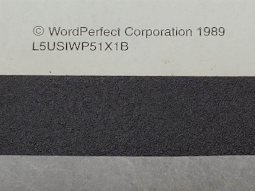 ⭐️⭐️⭐️⭐️⭐️ **INCOMPLETE** 1989 WordPerfect 5.25" Floppy Disk Set
