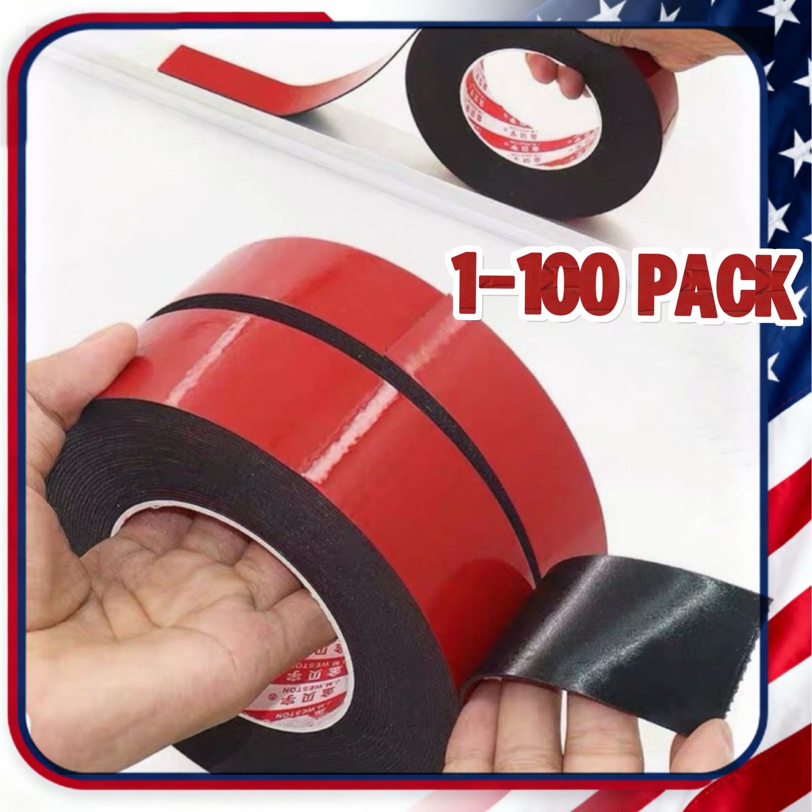 Auto Tape Acrylic Foam Double Sided Back Car Mounting Adhesive 3mx10mm 10ft