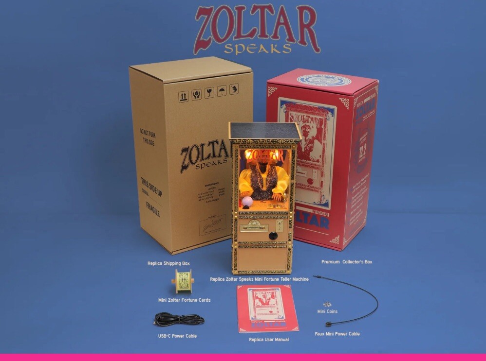 Zoltar Speaks Mini Fortune Teller Machine Magic Trick Mentalism Bizarre NEW