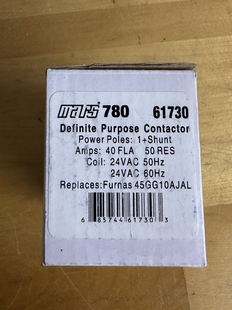 MARS 780 61730 DEFINITE PURPOSE CONTACTOR