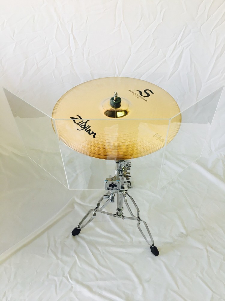 NEW!!! DRUM / CYMBAL SHIELD FOR CYMBALS UP TO 24" - Decrease Volume Up To 40%