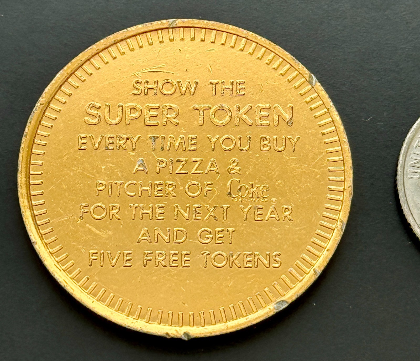 Chuck E Cheese Super Token Annodized Aluminum Chucky