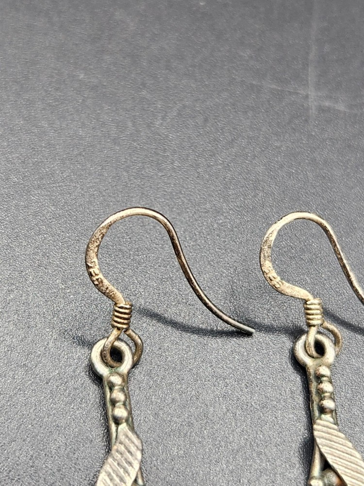 Sterling Silver Citrine Dangle Earrings