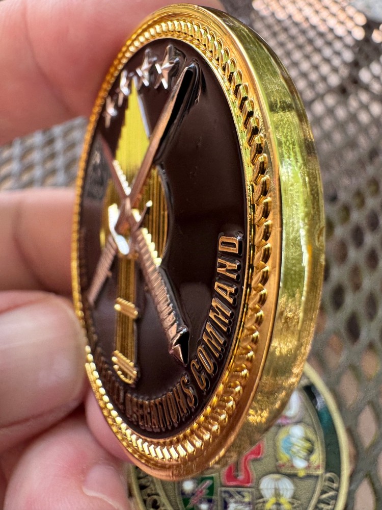Special Operations Command USSOCOM USASOC NAVSOC AFSOC MARSOC Challenge Coin