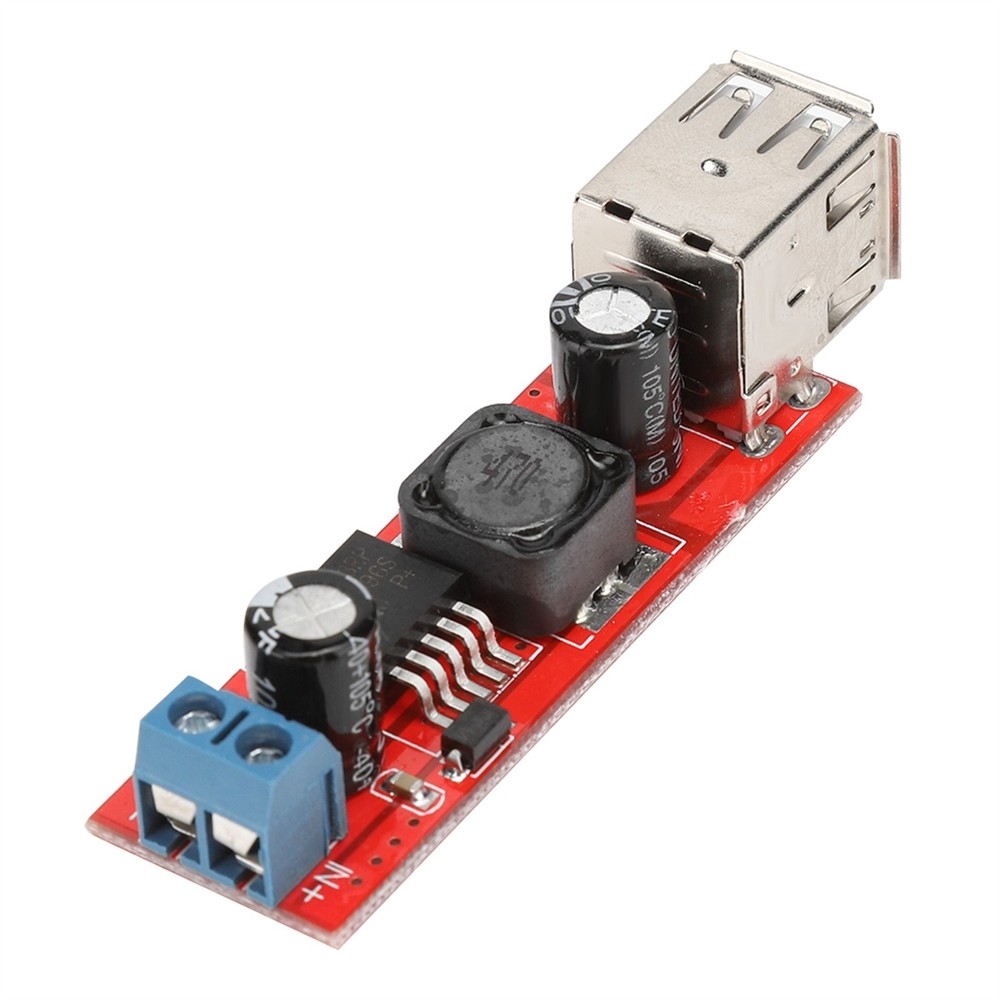 3A Step-Down Module Dual USB Output Vehicle Charging Output Module 5V/3A
