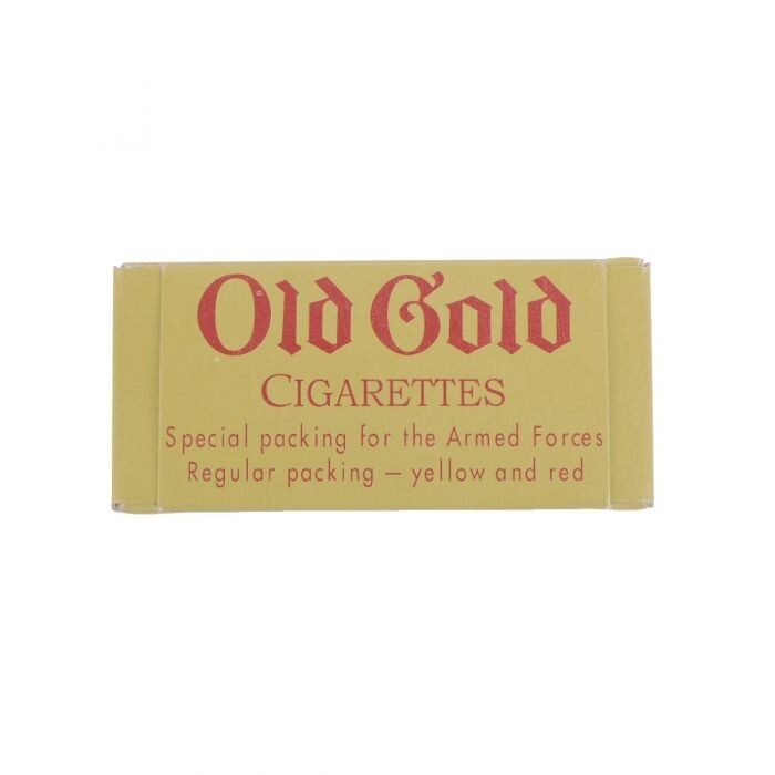 WW2 US Old Gold Cigarette Ration Box - Reproduction Empty Display Box