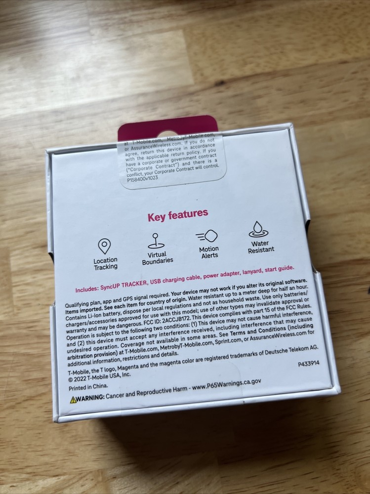 NEW - SyncUp Tracker Connected by T-Mobile - 128MB - Gray Kit Ships Fast