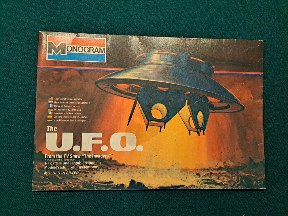 Monogram "The Invaders" U.F.O. Model Kit Box Only