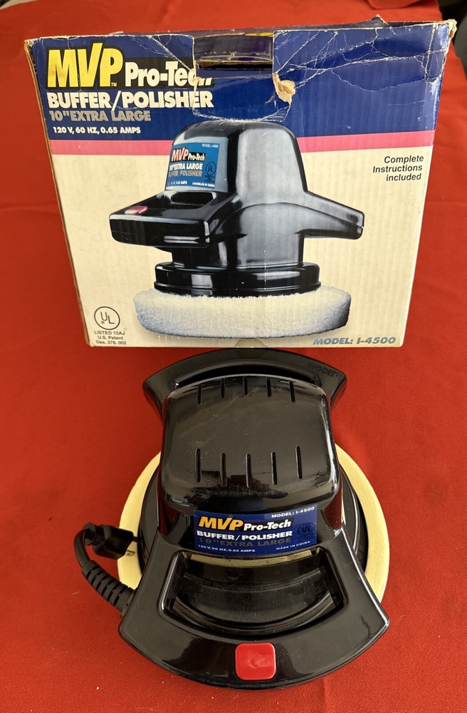 Buffer Polisher MVP ProTech 10" Extra Large Model I-4500 120 V Waxing Tool