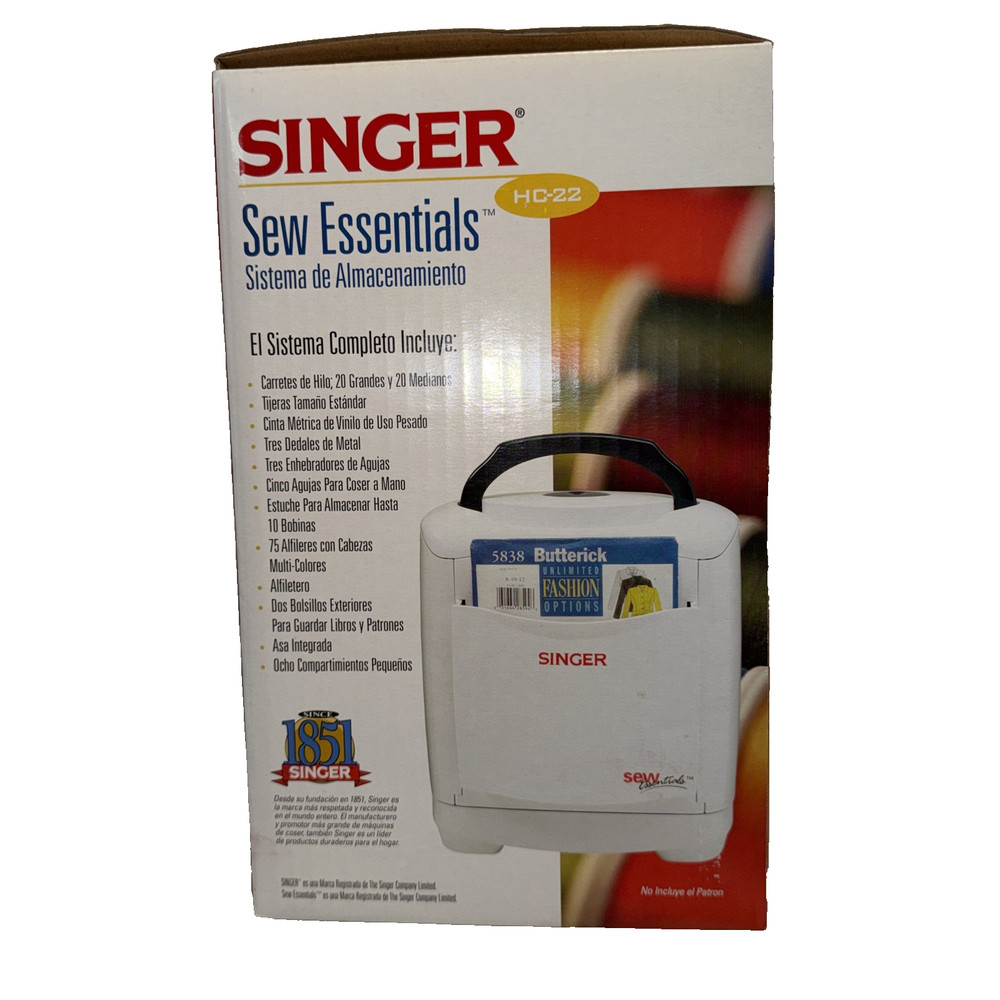 NEW Singer Sew Essentials Storage System Full With Extras
