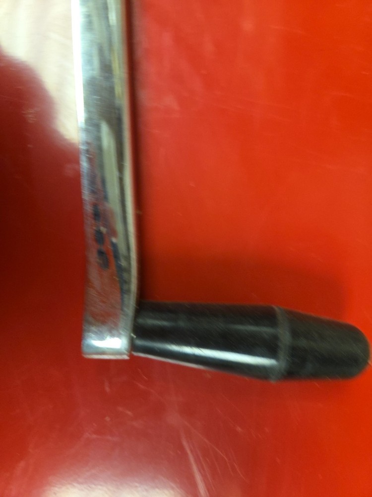 Gibb 10-1/2' Winch Handle, Locking, Chrome Plated Bronze