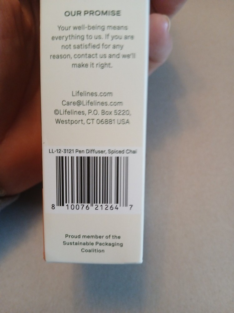 Lifelines Pen Diffuser with Essential Oil Blend - Cinnamon Roll 2 ink refills