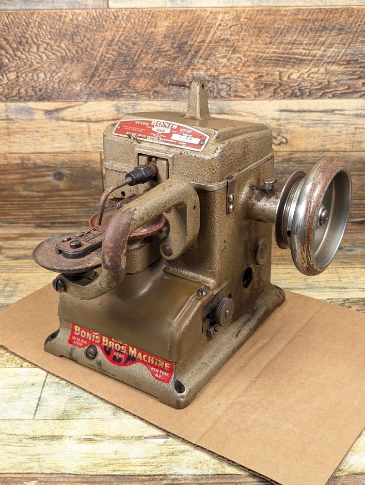 Bonis Never Stop Model A-21 Sewing Machine UNTESTED