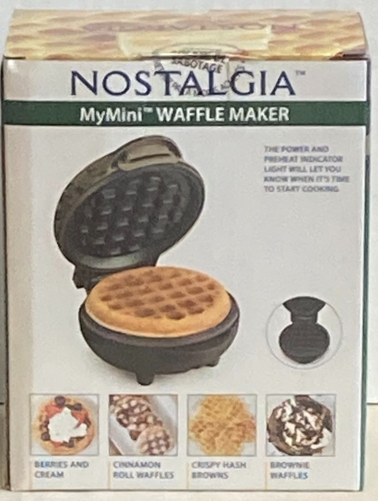 Nostalgia My Mini Camouflage Waffle Maker