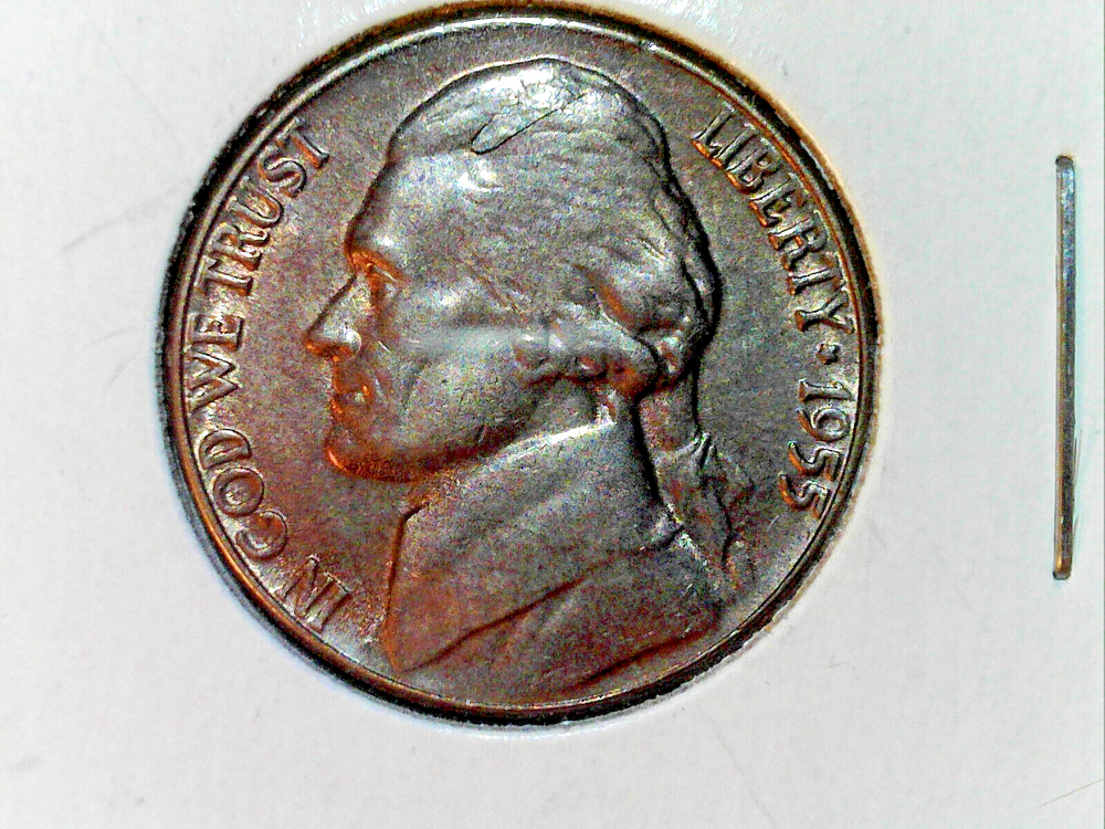 1955 jefferson nickel
