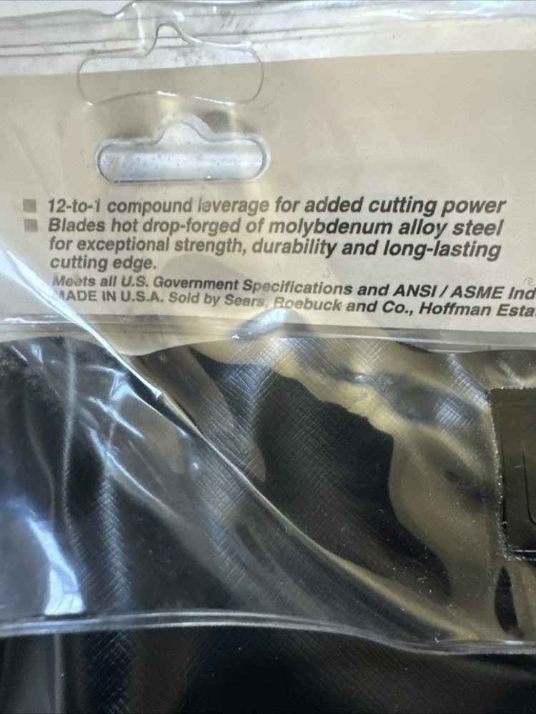 NOS Champion 9-42778 Compoun Leverage Offset Aviation Snips - Left & Right Pair