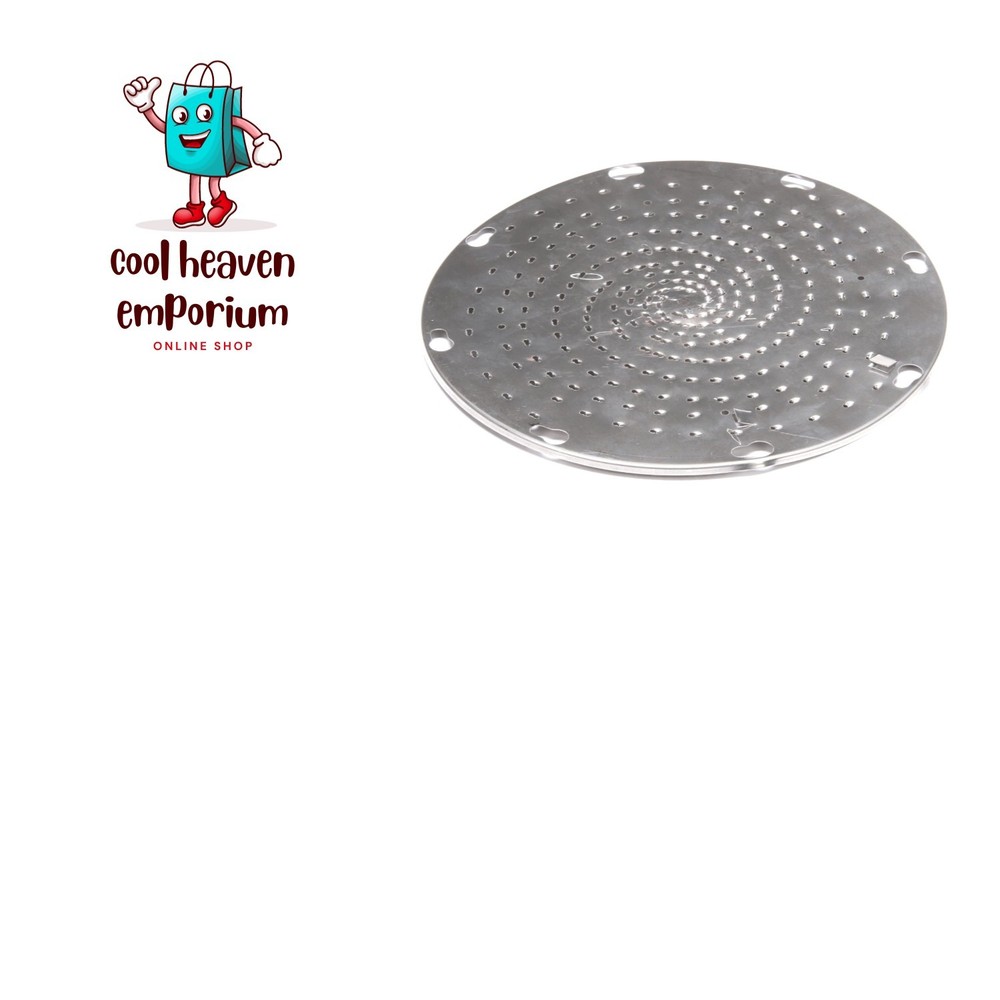 Durable 3/32 Inch Silver Shredder Plate for Enhanced Food Processing Efficiency