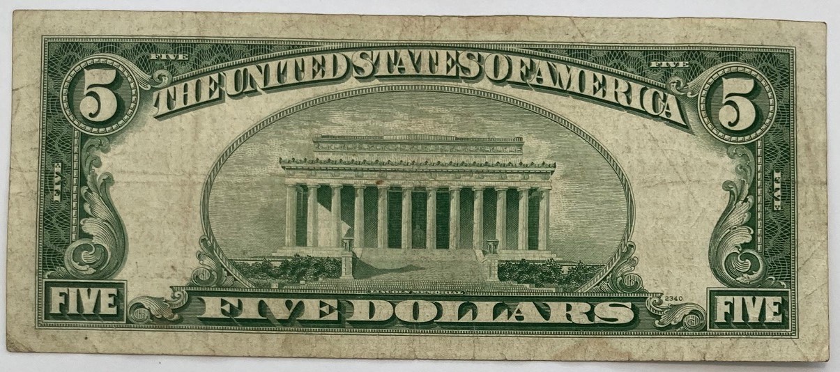 Nice! 1953-A $5 Red Seal FIVE Dollar United States Note Nice Wow 665 !!! 1953 A