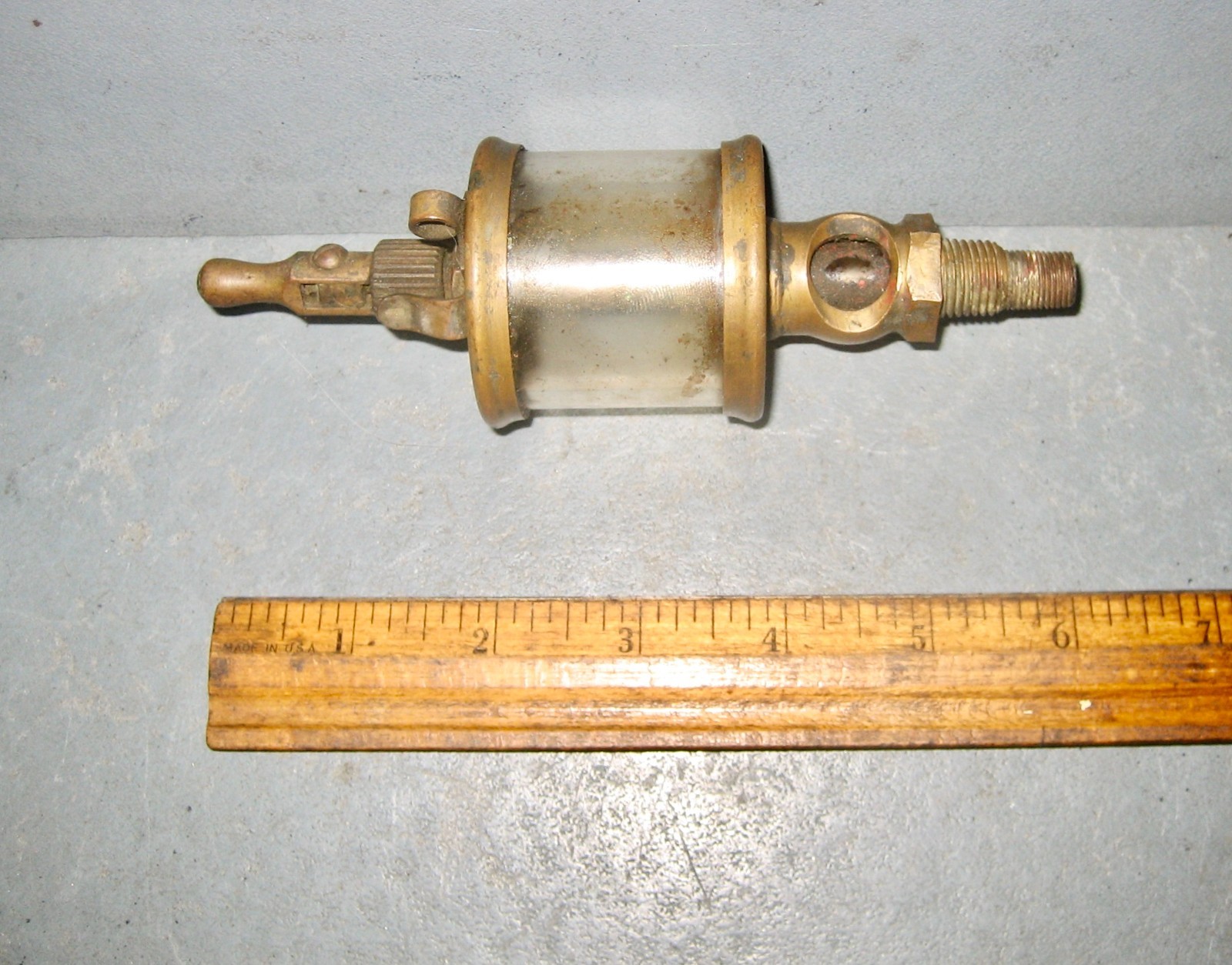 Lunkenheimer Brass Drip Oiler No. 1-1/2, Figure 1300 Sentinel, Hit & Miss Engine