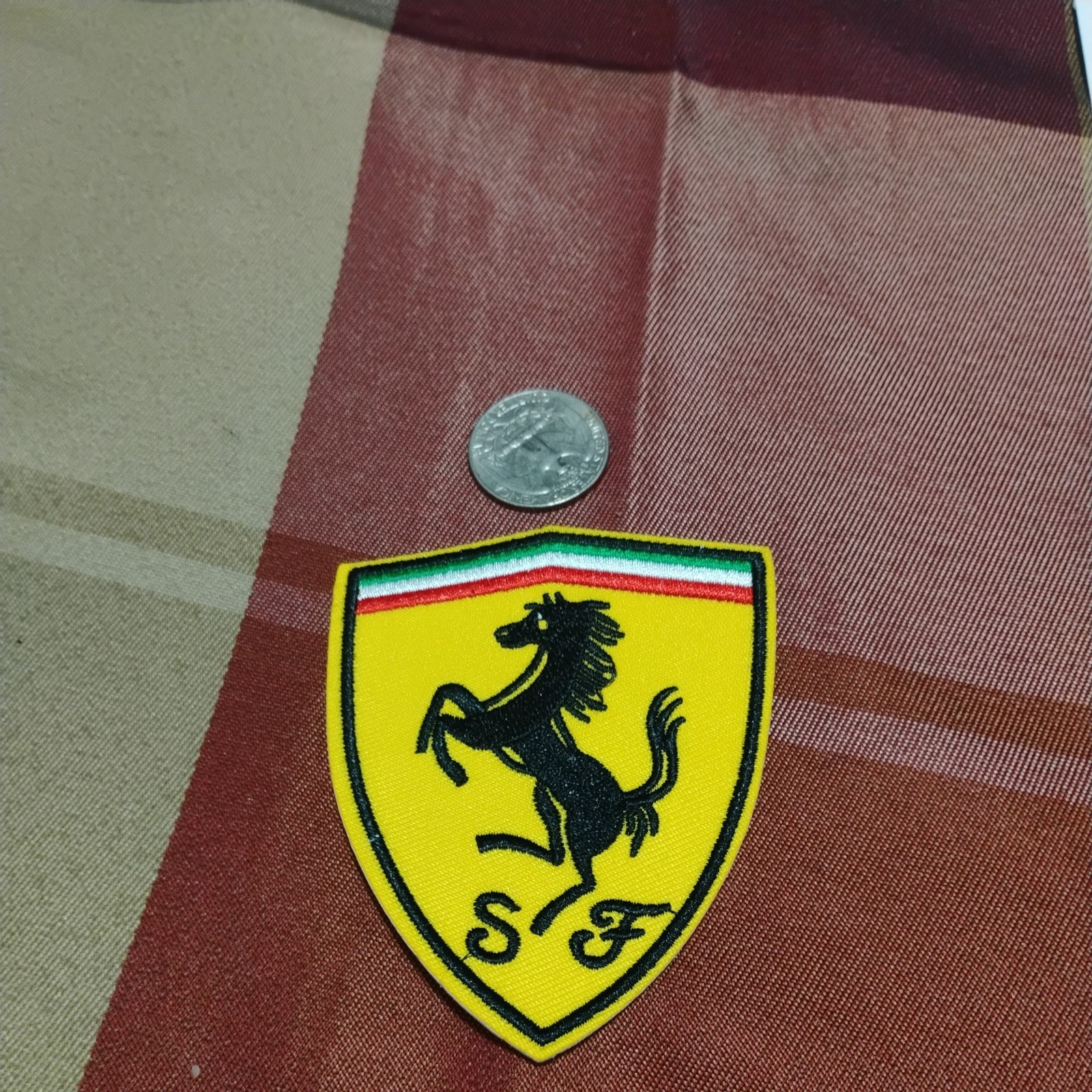 Ferrari Automotive Iron On Patch